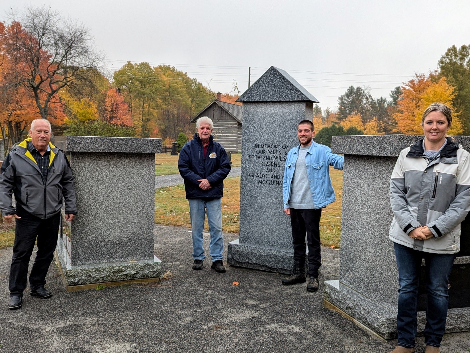 Madill Church Cemetary Columbarium Donation Staff Mayor Donor