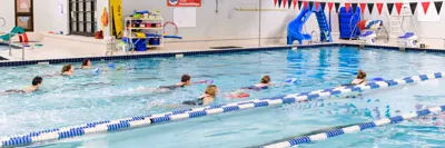 view of indoor swimming pool