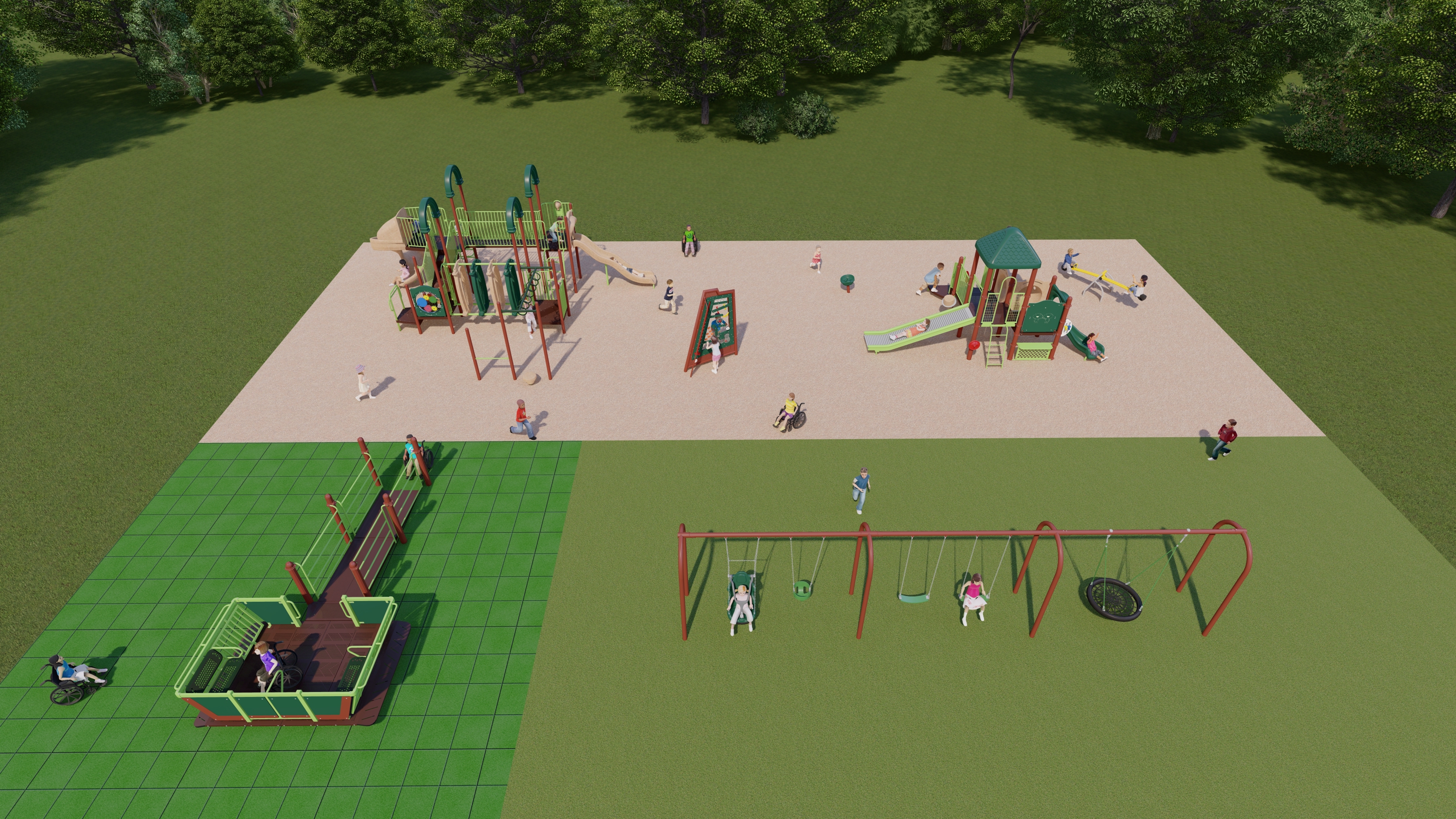 Rendering of Playground